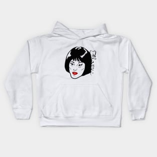 On The Side of Her Face Kids Hoodie